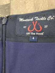 Montauk Tackle Co Off The Hook Skort Navy Performance Women’s Size 4 UPF 50+