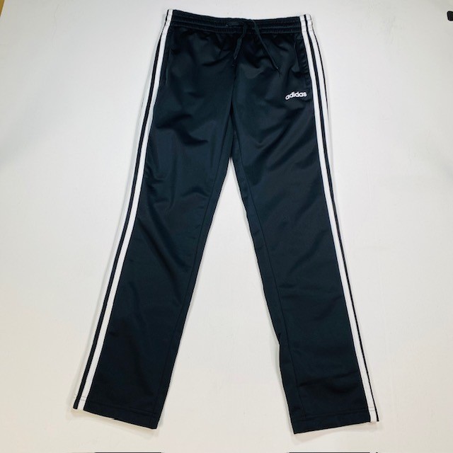 Adidas Womens 3-Stripes Tricot Track Pants Black White DP2375 Small