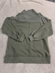 Aerie Green Knit V-Neck Long Sleeve Lightweight Pullover Sweatshirt Size M
