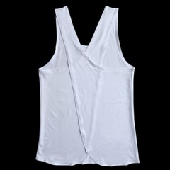Womens Sports Vest Fitness Exercise Gym Yoga Tank Tops Cross Back Loose T Shirt