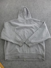 Brandy Melville Hoodie Womens One Size Gray Full Zip Fleece Sweatshirt Pockets