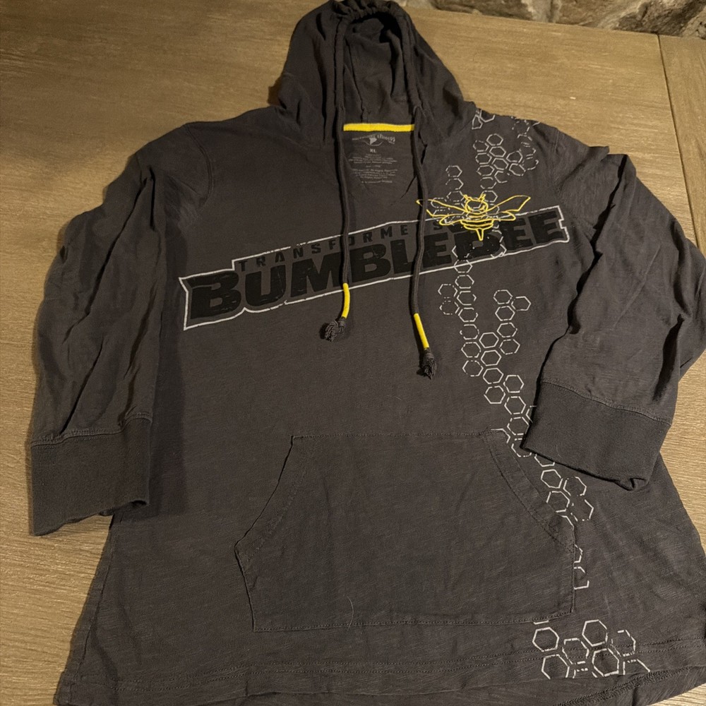 Universal Studios Transformers Bumblebee Hoodie Women’s XL | Gray
