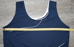 Antigua Sport Women’s Desert Dry Performance Running Singlet Tank Top Large navy