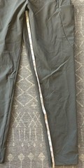 Athleta Legging Pants Size 10 Zip Pockets Gray Stretch RN# 54023 M2Y