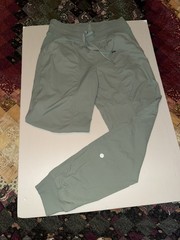 Lululemon Dance Studio Jogger Pants Sage Green Grey Women’s Size 6