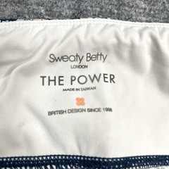 Sweaty Betty The Power Pocket 7/8 Leggings Womens XL Hexagon Blue Orange Dot