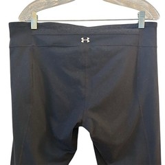Under Armour Women’s Black Capri Leggings XL Mid-Rise Gym Yoga Running