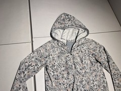 Lululemon Jacket Women’s 2 Lightened Up Pullover Not So Petite Fleur Silver Hood