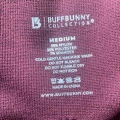Buffbunny Collection Legacy Leggings Burgundy Plum Scrunch Butt Medium