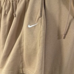 Nike Women’s Perfect Hoodie And Shorts Beige Set Size S
