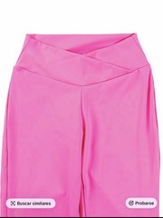 Women’s Juniors S Black High Waist Crossover Flare Pull-On Activewear Pants