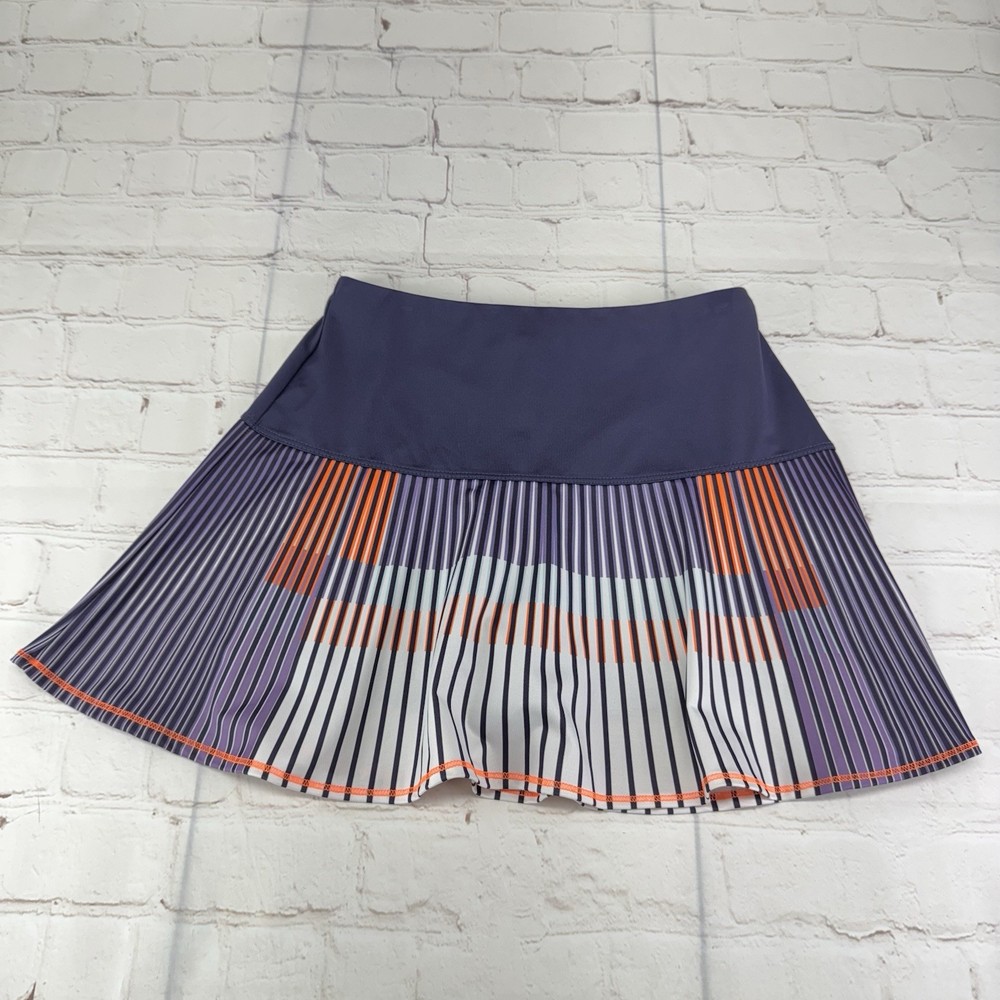 Lucky In Love Purple Striped Tennis Pickleball Skirt Skort Size Women’s XS 0-2