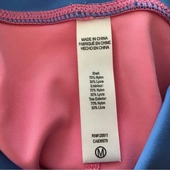 Beach Riot Women Leggings Size Medium Mariella Color Block Pink Blue White New
