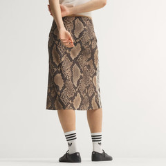adidas Originals Women’s Snake Print Satin Skirt KX1894