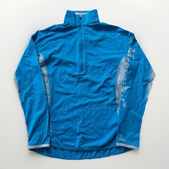 Icebreaker GT 1/4 Zip Womens Medium Blue 200 Lightweight Merino Wool Moosejaw