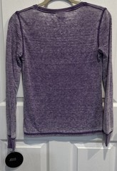 JEDCO Jeep Mountain Wave Women’s Small Pullover Thermal Shirt Kangaroo Pouch