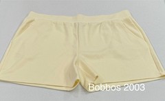 LazyPants Women’s Active Luxe Pockets Stretch Soft Shorts, Butter Yellow, Size L