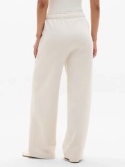 Athleta 2X Forever Fleece Wide Leg Navy Sweatpant High-Rise Plush Pull-On NWT