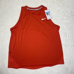 nike miler dri fit tank top women medium light Crimson AJ8102-696 New Running