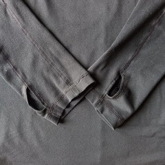 Vintage Reebok Women’s XL Black/Gray Activewear 1/4 Zip Pullover Long Sleeve
