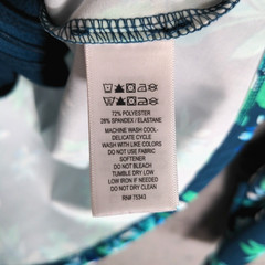 Tommy Bahama Active Floral Zip Front Jacket Sz Small Teal Women Golf Casual