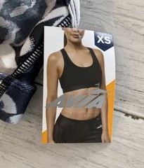 Avia Wirefree Ladies Sports Bra Medium Support Moisture Wicking Size XS (0-2)
