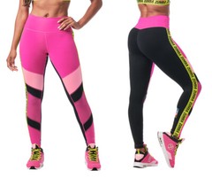 Zumba Dance In Color High Waisted Ankle Leggings – Shocking Pink ~ XS & XL ~ New