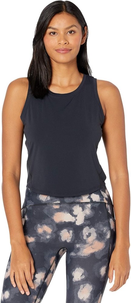 Manduka Pro Tech Fitted Tank Top Black L141044 Womens Size S