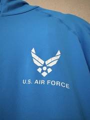 Nike Women Size S Blue Air Force 1/2 Zip Pullover Sweater
