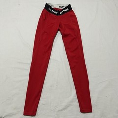 Ivy Park Womens Red Stretch Everyday Comfort Gym Performance Ankle Leggings XS