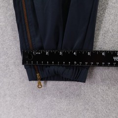 Zyia Active Pants Womens Large Activewear Jogger Drawstring Zipper Ankle Blue