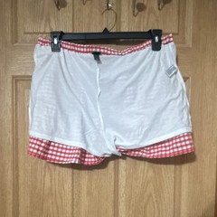 Wild Fable Red/White Gingham Ruffle Skort, Women’s Xl