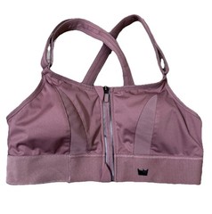 SHEFIT Ultimate Sports Bra Medium Rose Taupe High Impact Adjustable Wireless