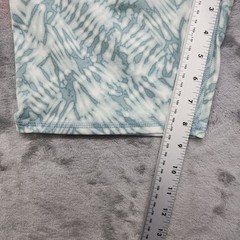 Maurices Bike Shorts Womens M Green Tie Dye Super High Rise 8in Crossover Luxe