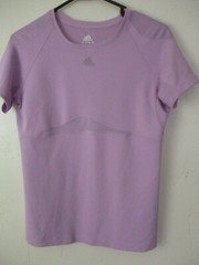 Women’s Adidas S shirt purple cross training athletic light weight running gym