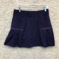 Athleta Skort Medium Adult Purple Any Sport Pleated Skirt Pull On Pocket Womens