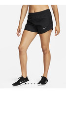 Nike Tempo Women’s Brief-Lined Running Shorts Black Size Small NWT