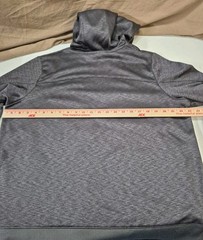 Under Armour Women Dark Gray Long Sleeve Fleece Lined quilted Logo Coldgear XL