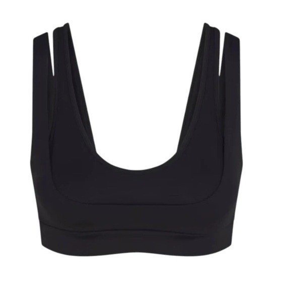 Skims Nike Double Strap Scoop Bra BR-SPT-8022W Obsidian Medium