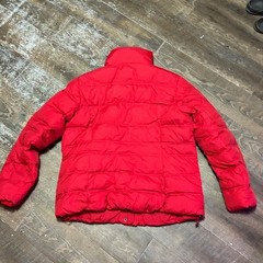 Lands’ End Women’s Bold Red Snap/ Zip Winter Coat Size XL