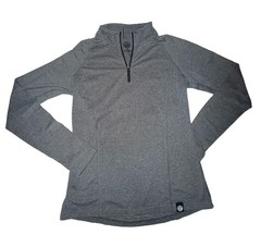 REI Co-op Women’s Gray Half Zip Hiking Pullover Top Small S