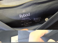 Lilybod Zephyr Leggings Womens Medium Navy High Shine Gym Yoga Activewear