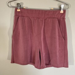 Lazy Pants Women’s Luxe Crewneck Sweatshirt & Shorts Set Rose Ulta Soft Lounge S