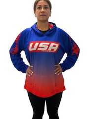 USA Figure Skating Lightweight Performance Hoodie