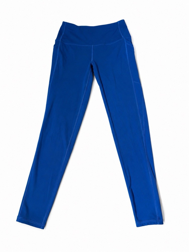 DSG Women’s XS Royal Blue High Rise Pocket Athletic Leggings Yoga Workout Pants