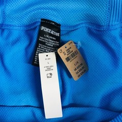 Pink Active Women’s Large Bike Shorts Blue White Ombre Seamless Athletic NWT AY3