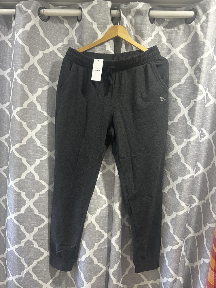 baleaf Women’s Cotton Joggers with Pockets Tapered Sweatpants LARGE