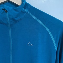 Paradox Women’s Medium Teal Merino Blend 1/4 Zip Pullover Base Layer Drirelease