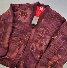 ✅ Nike Naomi Osaka Jacquard Oversized Jacket Womens Size L Burgundy FV7795-652 ✅