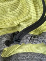 lululemon athletica Women’s V-Neck Racerback Stretch Tank Top Green/Gray 10